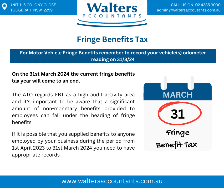 Fringe Benefit Tax Fringe Benefit Tax